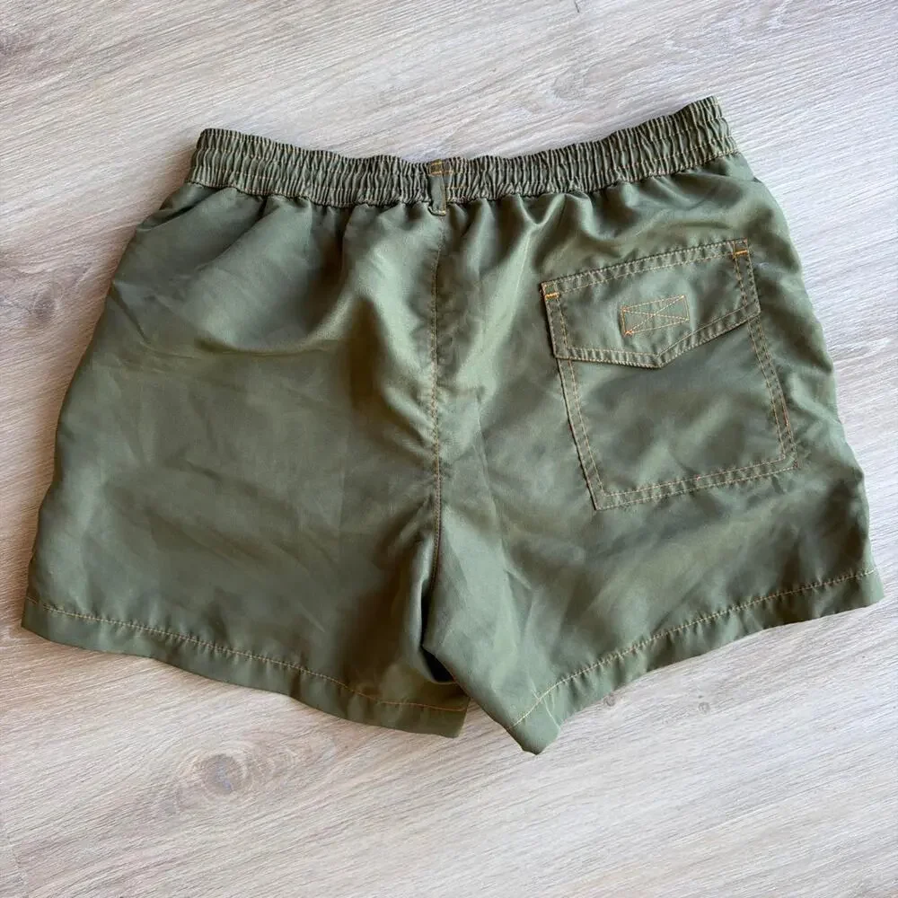Paul smith olive green swim